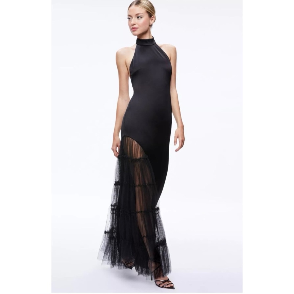 Alice + Olivia Black Maxi Dress